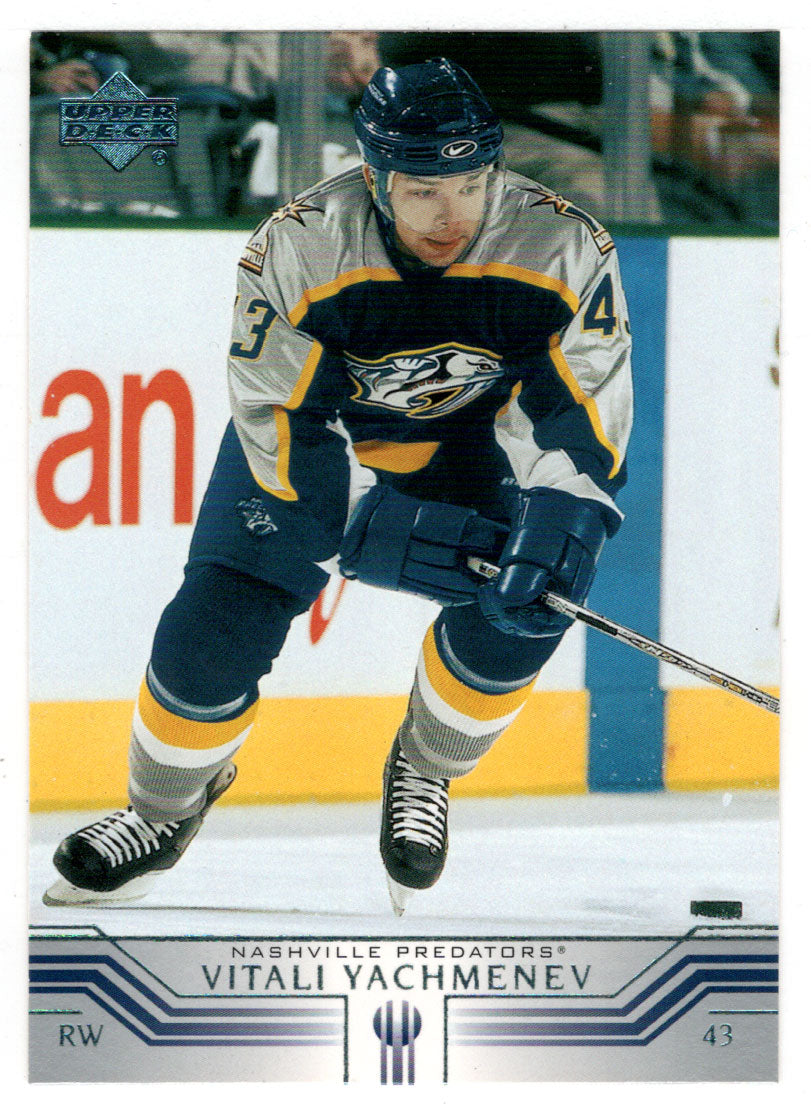 Vitali Yachmenev - Nashville Predators (NHL Hockey Card) 2001-02 Upper Deck # 330 Mint