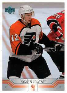 Simon Gagne - Philadelphia Flyers (NHL Hockey Card) 2001-02 Upper Deck # 361 Mint