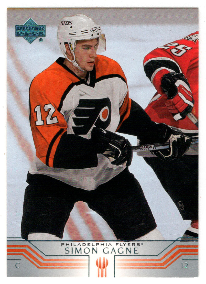 Simon Gagne - Philadelphia Flyers (NHL Hockey Card) 2001-02 Upper Deck # 361 Mint