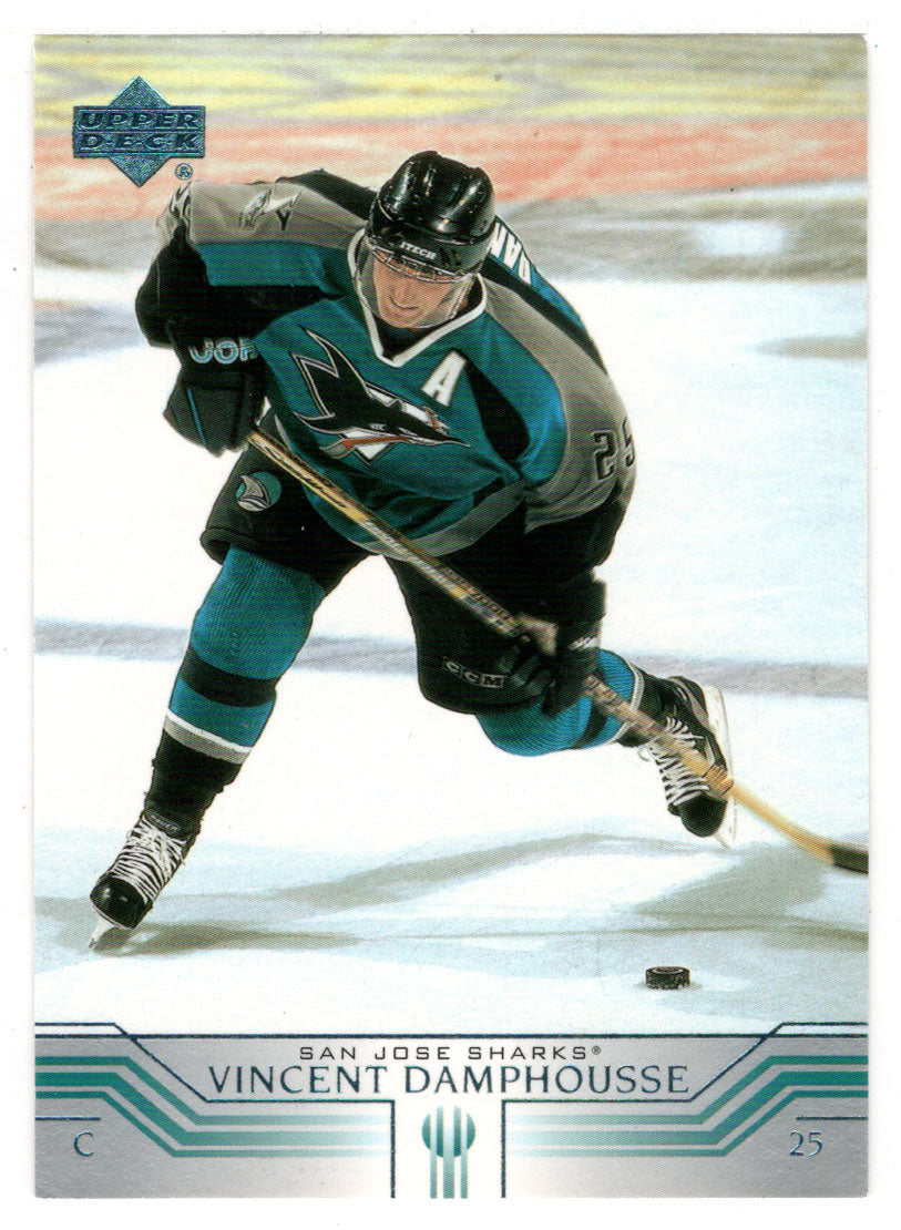 Vincent Damphousse - San Jose Sharks (NHL Hockey Card) 2001-02 Upper Deck # 378 Mint