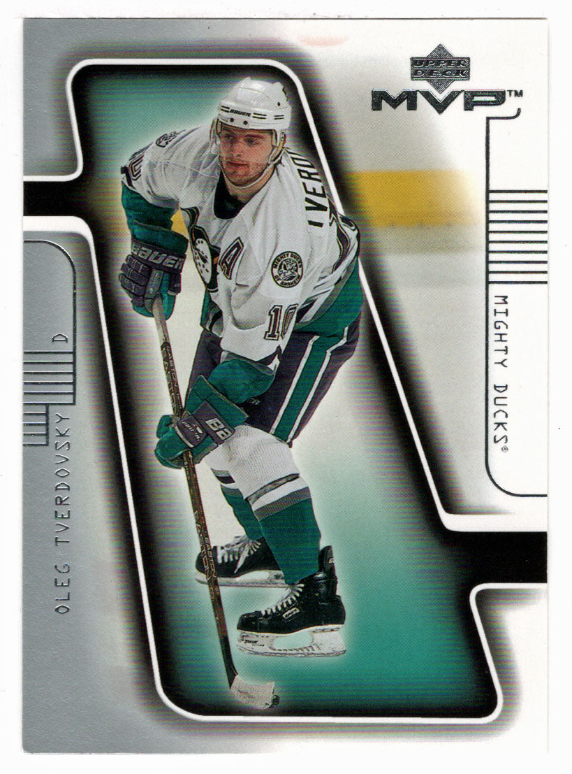 Oleg Tverdovsky - Anaheim Ducks (NHL Hockey Card) 2001-02 Upper Deck MVP # 4 Mint