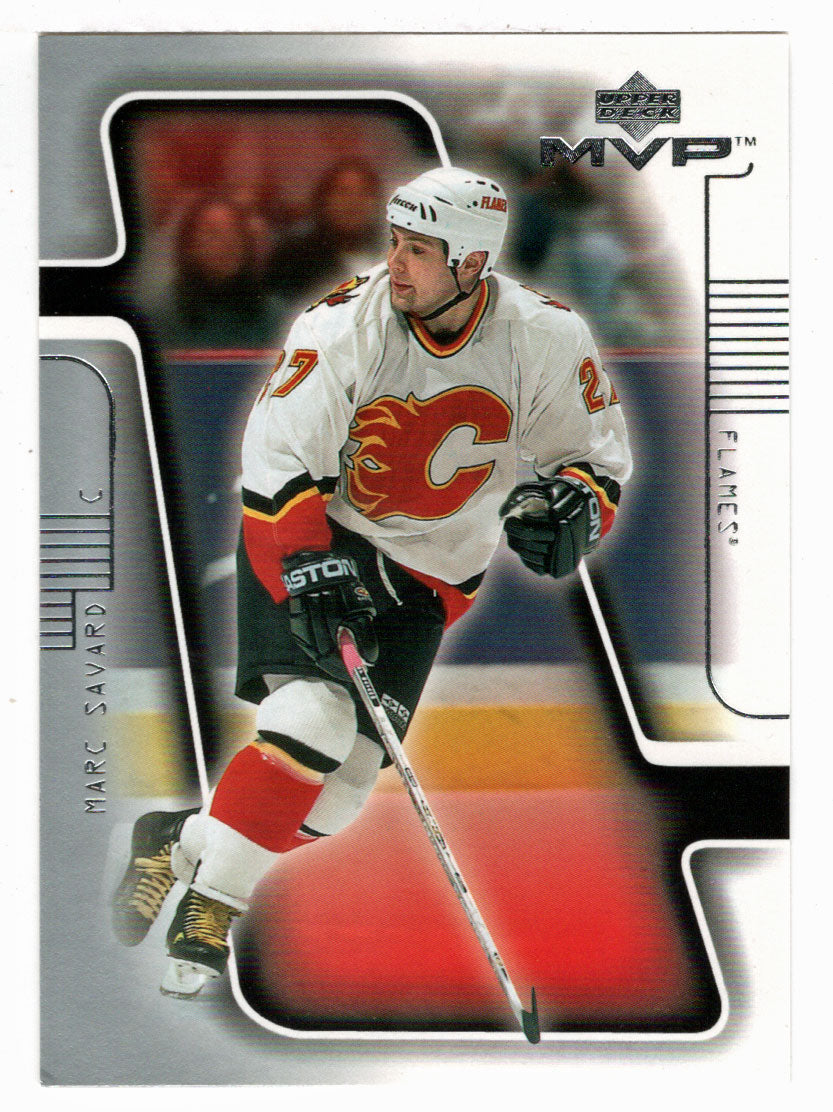 Marc Savard - Calgary Flames (NHL Hockey Card) 2001-02 Upper Deck MVP # 28 Mint