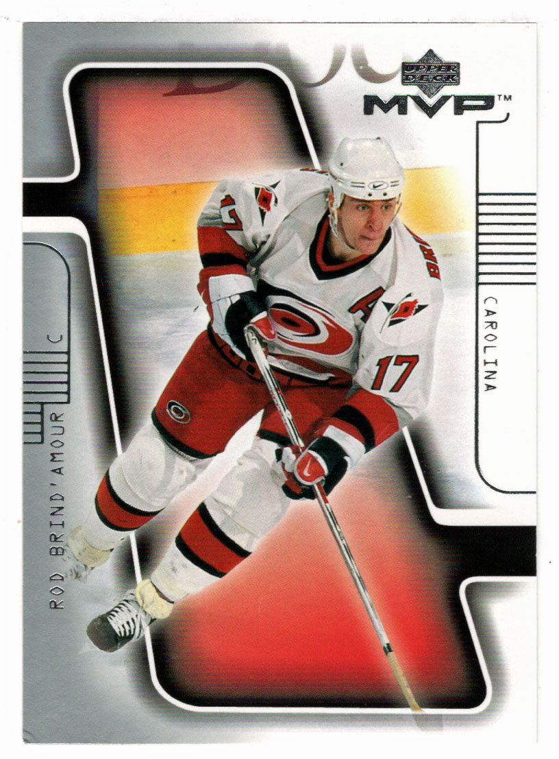 Rod Brind'Amour - Carolina Hurricanes (NHL Hockey Card) 2001-02 Upper Deck MVP # 32 Mint