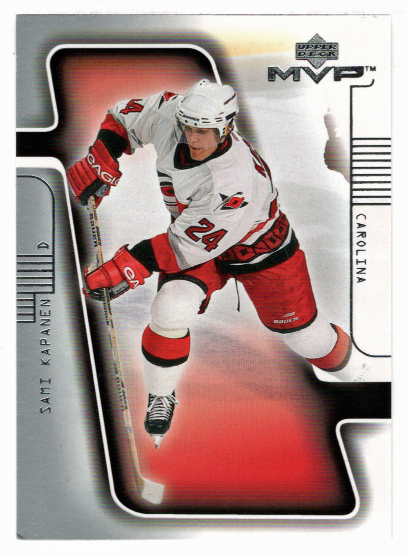 Sami Kapanen - Carolina Hurricanes (NHL Hockey Card) 2001-02 Upper Deck MVP # 34 Mint