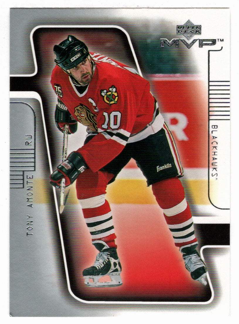 Tony Amonte - Chicago Blackhawks (NHL Hockey Card) 2001-02 Upper Deck MVP # 38 Mint