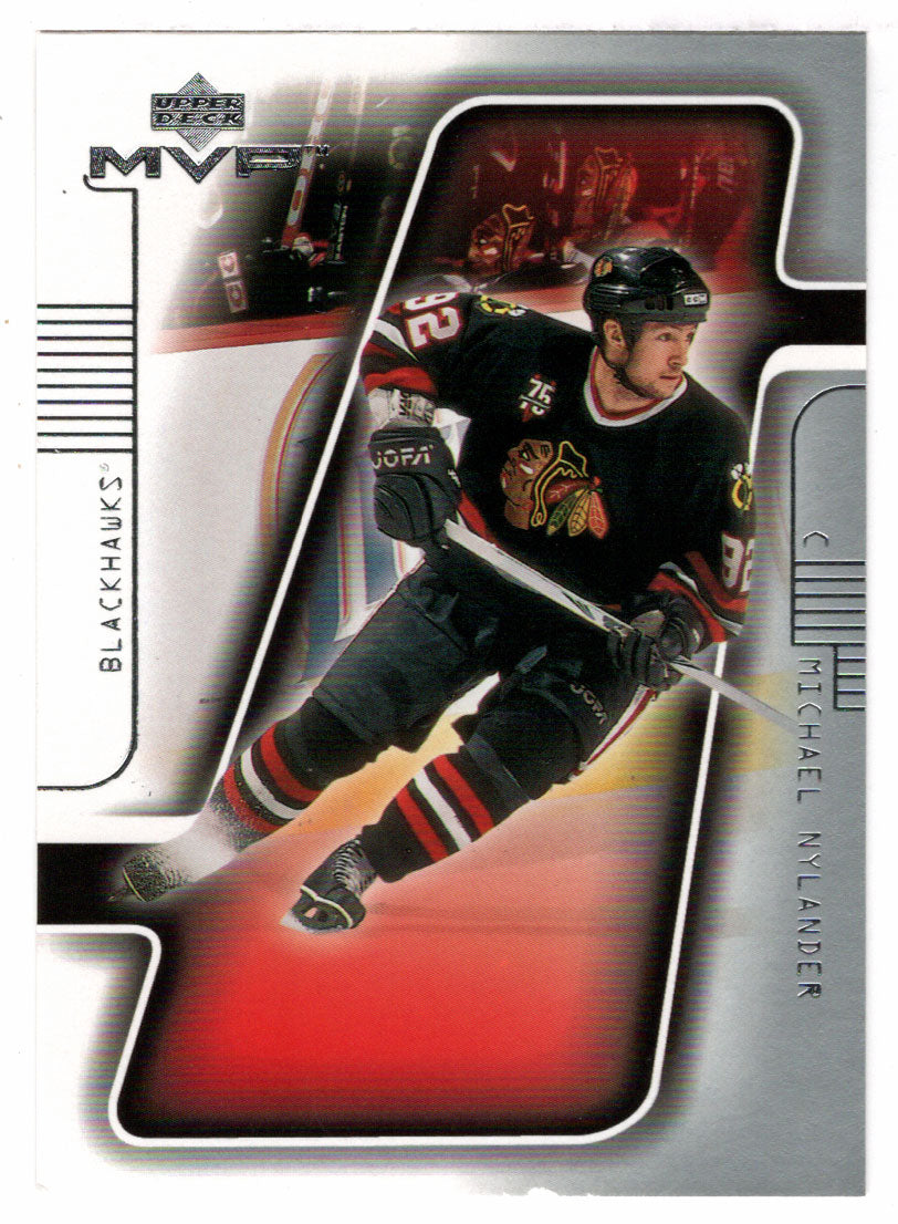 Michael Nylander - Chicago Blackhawks (NHL Hockey Card) 2001-02 Upper Deck MVP # 41 Mint