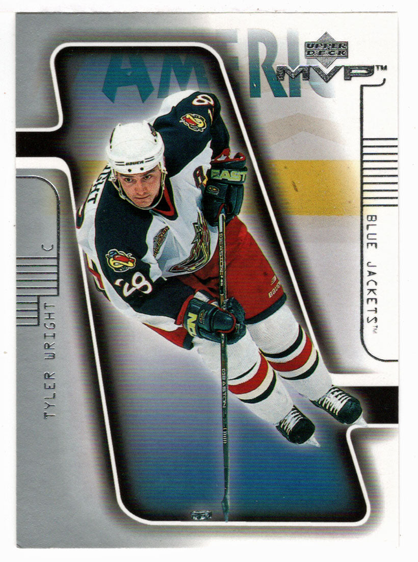 Tyler Wright - Columbus Blue Jackets (NHL Hockey Card) 2001-02 Upper Deck MVP # 56 Mint