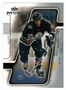 Mike Grier - Edmonton Oilers (NHL Hockey Card) 2001-02 Upper Deck MVP # 71 Mint