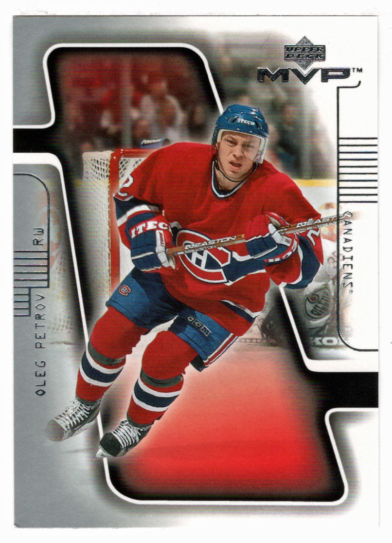 Oleg Petrov - Montreal Canadiens (NHL Hockey Card) 2001-02 Upper Deck MVP # 98 Mint