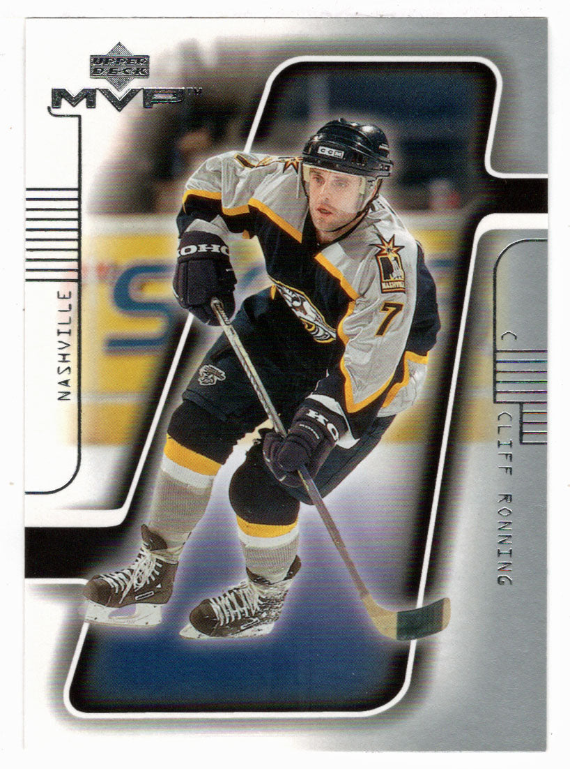 Cliff Ronning - Nashville Predators (NHL Hockey Card) 2001-02 Upper Deck MVP # 105 Mint
