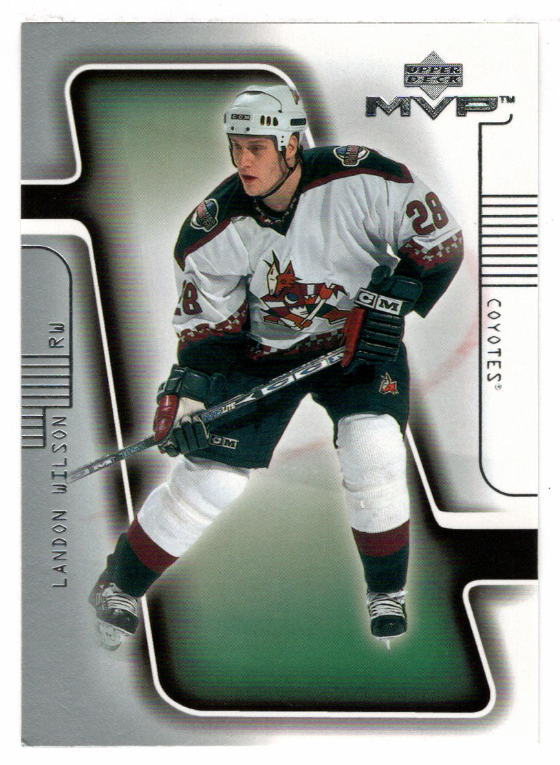 Landon Wilson - Phoenix Coyotes (NHL Hockey Card) 2001-02 Upper Deck MVP # 146 Mint