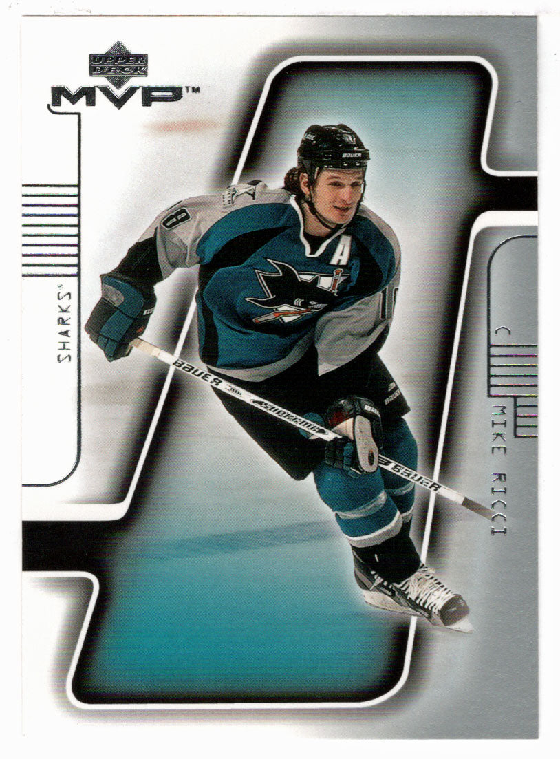 Mike Ricci - San Jose Sharks (NHL Hockey Card) 2001-02 Upper Deck MVP # 161 Mint