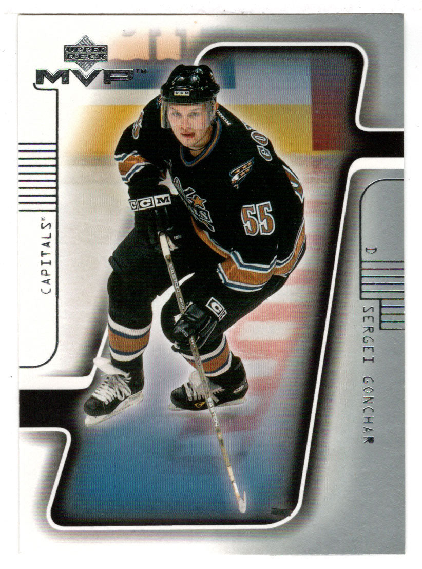 Sergei Gonchar - Washington Capitals (NHL Hockey Card) 2001-02 Upper Deck MVP # 185 Mint