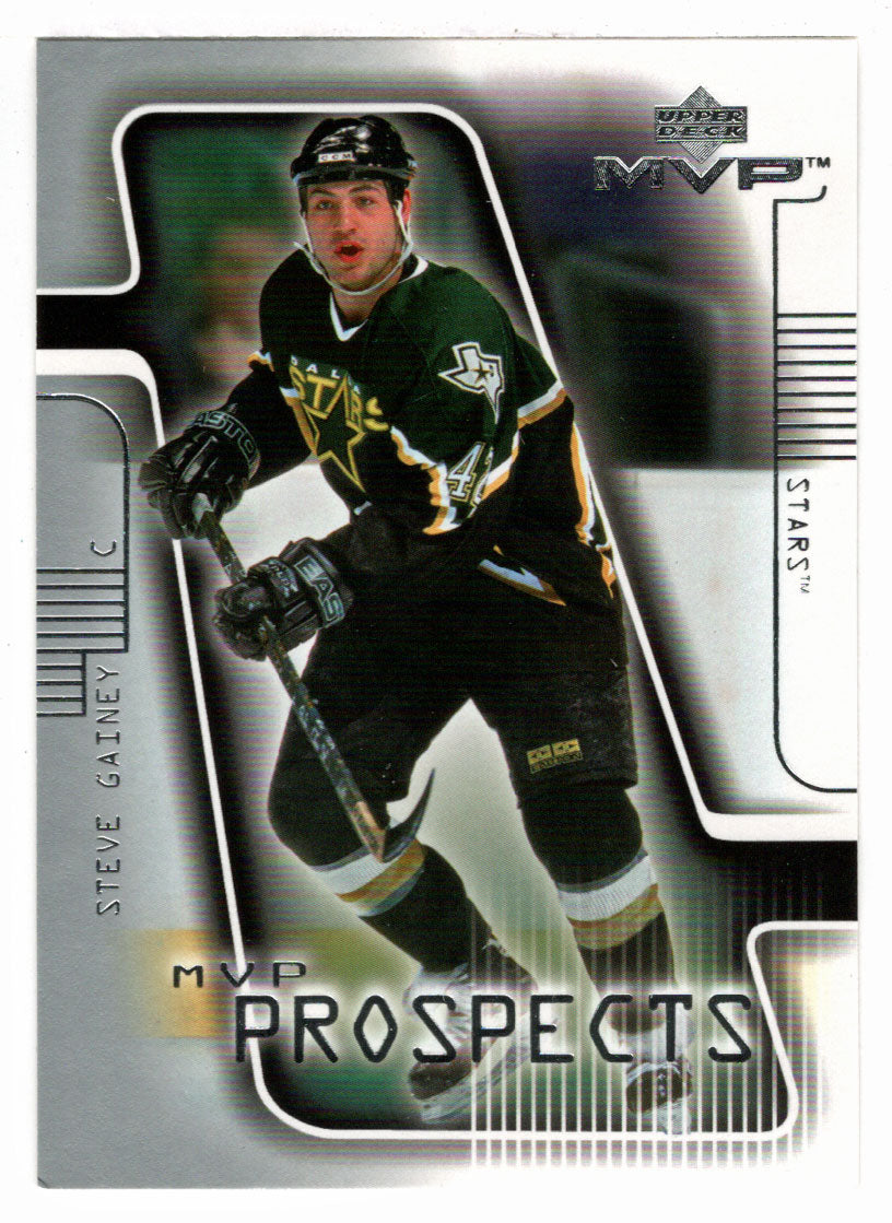 Steve Gainey - Dallas Stars - MVP Prospects (NHL Hockey Card) 2001-02 Upper Deck MVP # 200 Mint