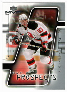 Stanislav Gron RC - New Jersey Devils - MVP Prospects (NHL Hockey Card) 2001-02 Upper Deck MVP # 207 Mint
