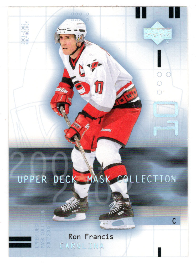 Ron Francis - Carolina Hurricanes (NHL Hockey Card) 2001-02 Upper Deck Mask Collection # 16 Mint