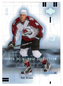 Rob Blake - Colorado Avalanche (NHL Hockey Card) 2001-02 Upper Deck Mask Collection # 23 Mint