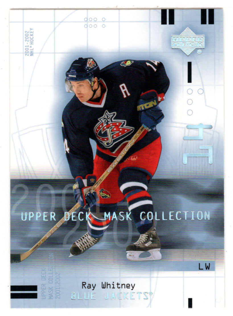 Ray Whitney - Columbus Blue Jackets (NHL Hockey Card) 2001-02 Upper Deck Mask Collection # 26 Mint