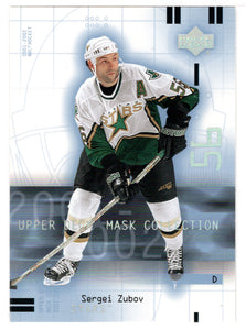 Sergei Zubov - Dallas Stars (NHL Hockey Card) 2001-02 Upper Deck Mask Collection # 31 Mint