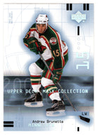 Andrew Brunette - Minnesota Wild (NHL Hockey Card) 2001-02 Upper Deck Mask Collection # 45 Mint