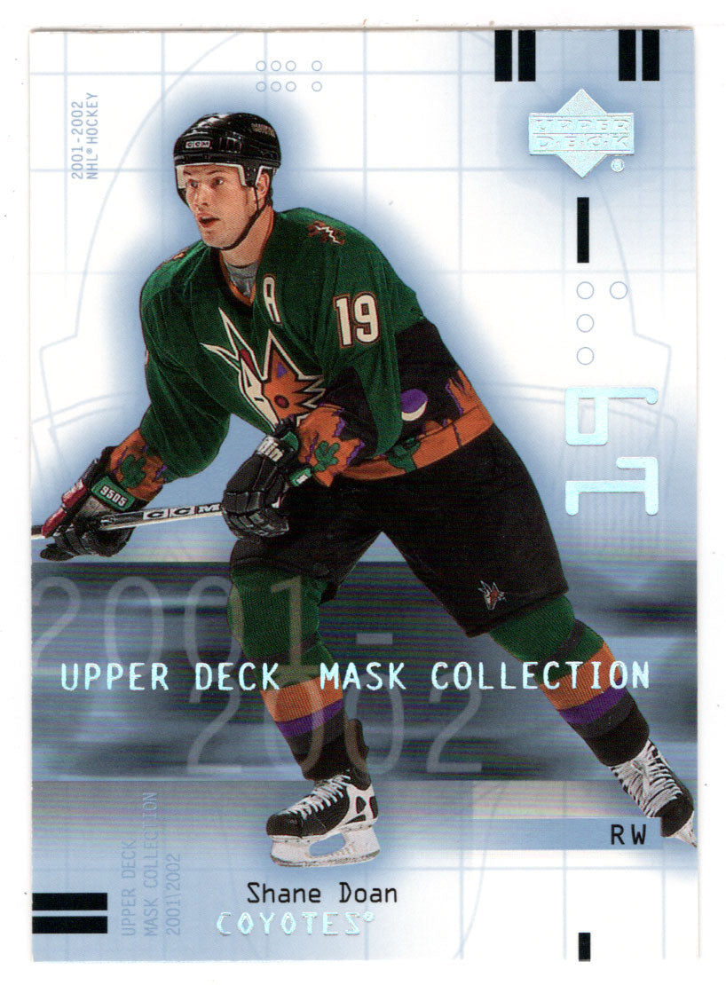 Shane Doan - Phoenix Coyotes (NHL Hockey Card) 2001-02 Upper Deck Mask Collection # 76 Mint