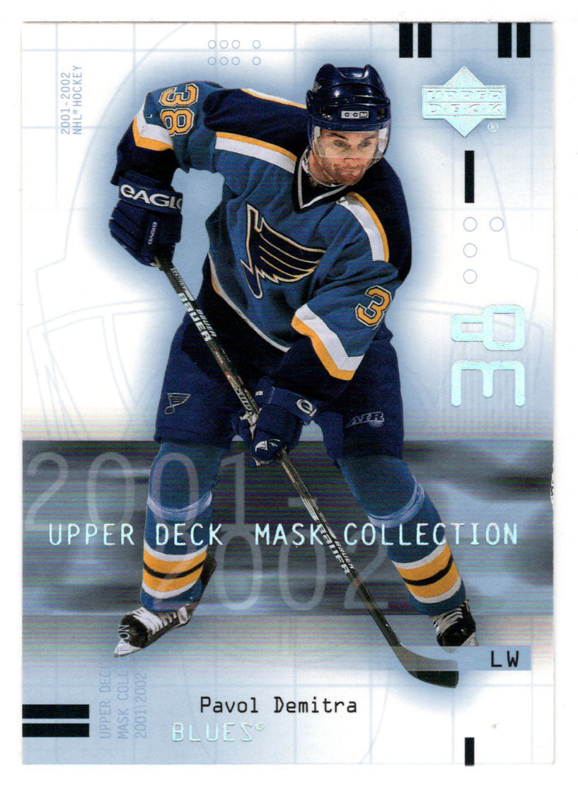 Pavol Demitra - St. Louis Blues (NHL Hockey Card) 2001-02 Upper Deck Mask Collection # 86 Mint