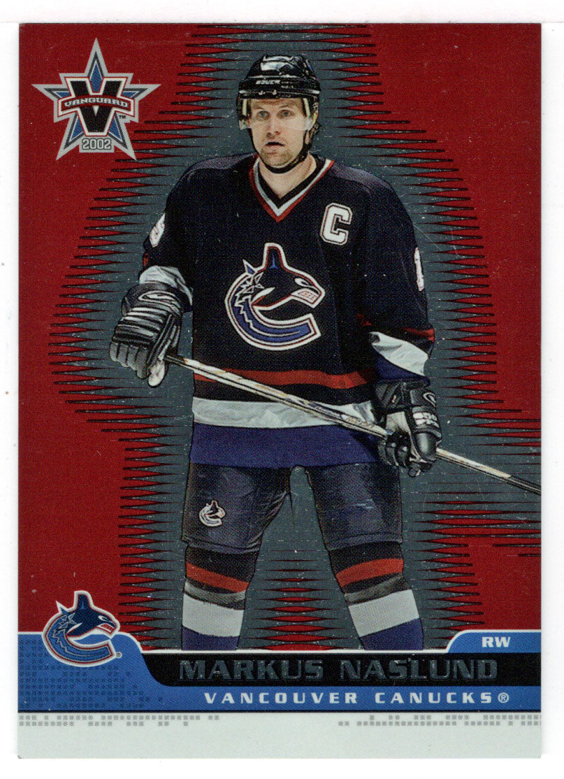 Markus Naslund - Vancouver Canucks (NHL Hockey Card) 2001-02 Pacific Vanguard # 97 Mint