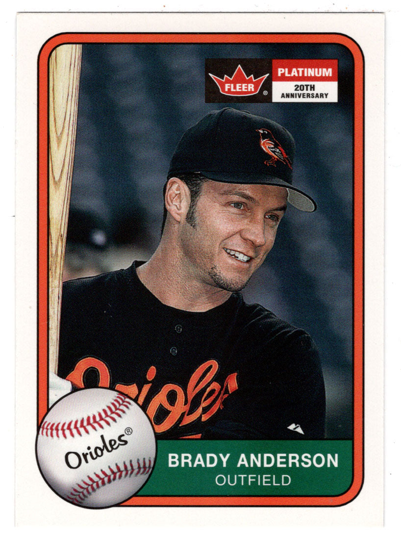 Brady Anderson - Baltimore Orioles (MLB Baseball Card) 2001 Fleer Platinum # 33 Mint