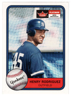 Henry Rodriguez - New York Yankees (MLB Baseball Card) 2001 Fleer Platinum # 42 Mint