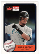 Mark Kotsay - Florida Marlins (MLB Baseball Card) 2001 Fleer Platinum # 43 Mint