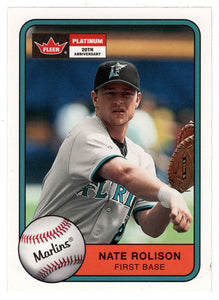 Nate Rolison - Florida Marlins (MLB Baseball Card) 2001 Fleer Platinum # 58 Mint