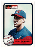 Juan Gonzalez - Cleveland Indians (MLB Baseball Card) 2001 Fleer Platinum # 100 Mint