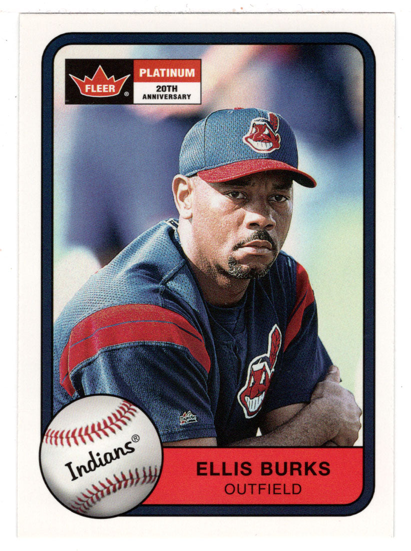 Ellis Burks - Cleveland Indians (MLB Baseball Card) 2001 Fleer Platinum # 137 Mint