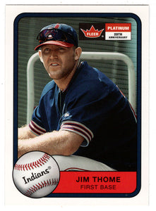 Jim Thome - Cleveland Indians (MLB Baseball Card) 2001 Fleer Platinum # 150 Mint