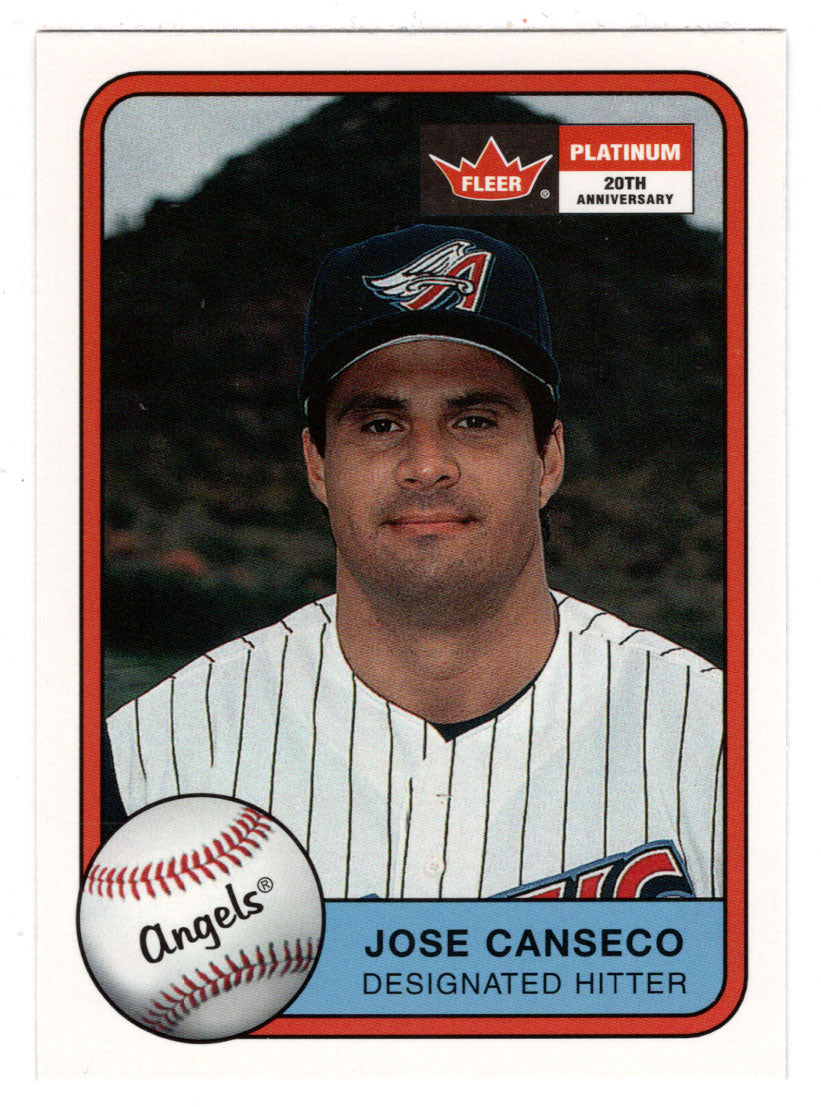 Jose Canseco - Anaheim Angels (MLB Baseball Card) 2001 Fleer Platinum # 157 Mint