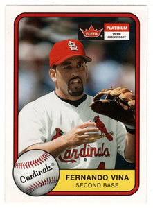 Fernando Vina - St. Louis Cardinals (MLB Baseball Card) 2001 Fleer Platinum # 178 Mint