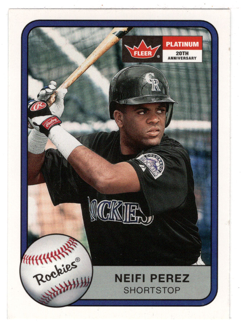 Neifi Perez - Colorado Rockies (MLB Baseball Card) 2001 Fleer Platinum # 219 Mint