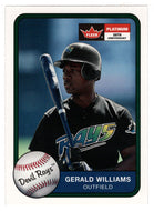 Gerald Williams - Tampa Bay Devil Rays (MLB Baseball Card) 2001 Fleer Platinum # 222 Mint