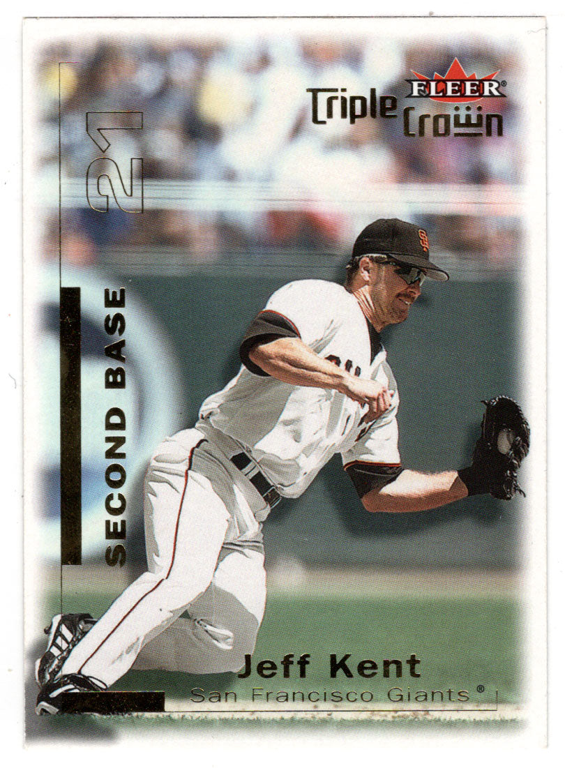 Jeff Kent - San Francisco Giants (MLB Baseball Card) 2001 Fleer Triple Crown # 6 Mint