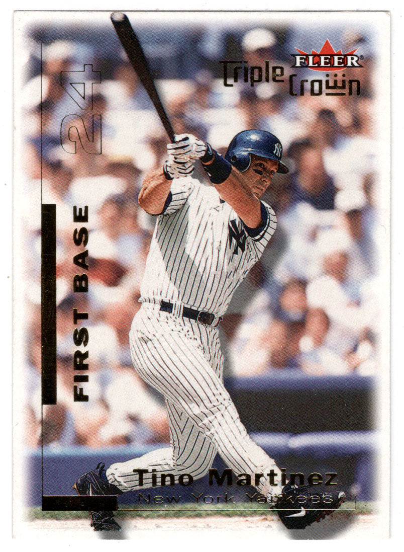 Tino Martinez - New York Yankees (MLB Baseball Card) 2001 Fleer Triple Crown # 49 Mint