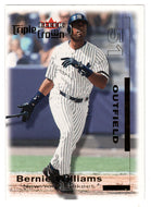 Bernie Williams - New York Yankees (MLB Baseball Card) 2001 Fleer Triple Crown # 80 Mint