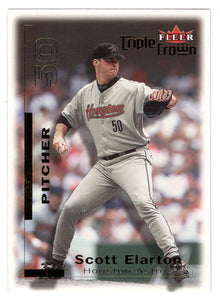 Scott Elarton - Houston Astros (MLB Baseball Card) 2001 Fleer Triple Crown # 145 Mint