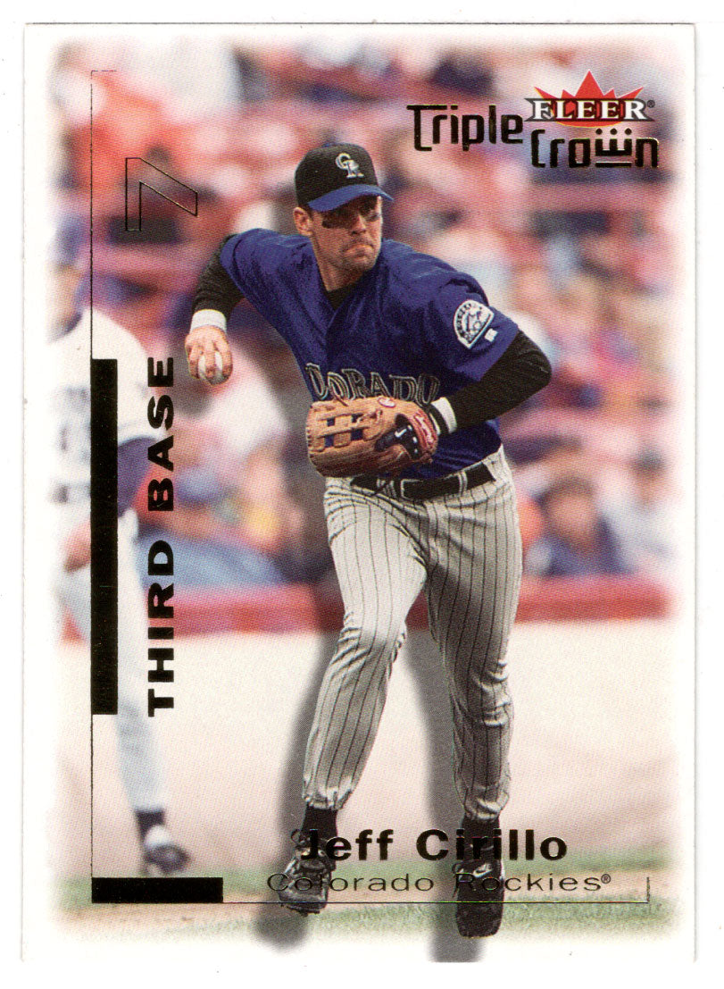 Jeff Cirillo - Colorado Rockies (MLB Baseball Card) 2001 Fleer Triple Crown # 171 Mint