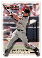 Felipe Crespo - San Francisco Giants (MLB Baseball Card) 2001 Fleer Triple Crown # 178 Mint