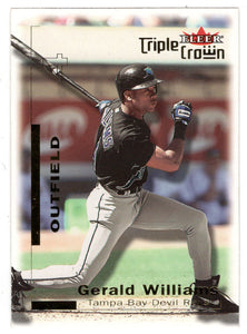 Gerald Williams - Tampa Bay Devil Rays (MLB Baseball Card) 2001 Fleer Triple Crown # 190 Mint