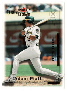 Adam Piatt - Oakland Athletics (MLB Baseball Card) 2001 Fleer Triple Crown # 215 Mint