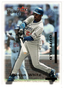 Devon White - Los Angeles Dodgers (MLB Baseball Card) 2001 Fleer Triple Crown # 232 Mint