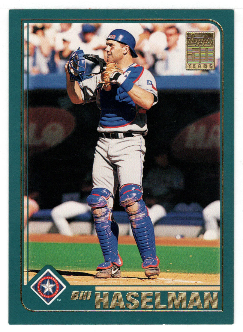 Bill Haselman - Texas Rangers (MLB Baseball Card) 2001 Topps # 610 Mint