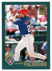 Rafael Palmeiro - Texas Rangers (MLB Baseball Card) 2001 Topps # 650 Mint