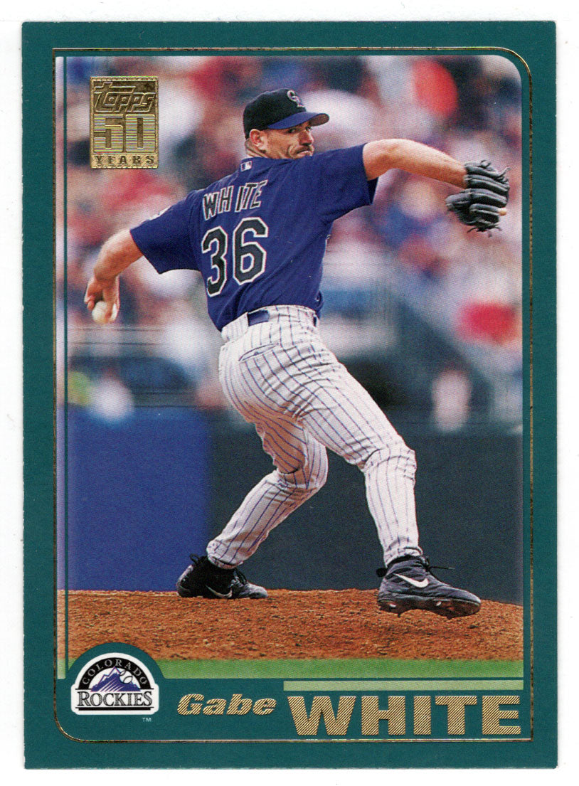 Gabe White - Colorado Rockies (MLB Baseball Card) 2001 Topps # 681 Mint